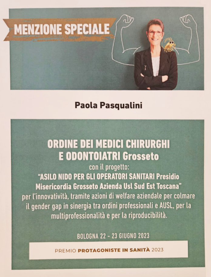 menzione speciale paola pasqualini