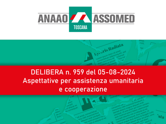 Delibera 959 Aspettative per assistenza umanitaria e cooperazione